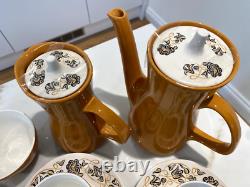 Ensemble de café 'Desert Song'. Années 1960/1970. Poterie vintage de Poole.