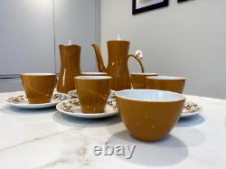 Ensemble de café 'Desert Song'. Années 1960/1970. Poterie vintage de Poole.
