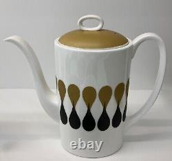 Ensemble de café Diablo Susie Cooper en porcelaine Bone China Wedgwood Vintage (1968)