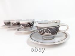 Ensemble de café Harry & May Davis - Pottery de studio britannique vintage Crowan Cornouailles