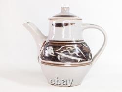 Ensemble de café Harry & May Davis - Pottery de studio britannique vintage Crowan Cornouailles