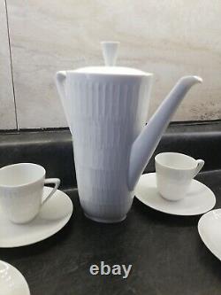 Ensemble de café Hutschenreuther de 10 pièces des années 1950, moderne du milieu du siècle allemand