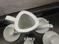 Ensemble de café Hutschenreuther de 10 pièces des années 1950, moderne du milieu du siècle allemand