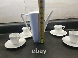 Ensemble de café Hutschenreuther de 10 pièces des années 1950, moderne du milieu du siècle allemand