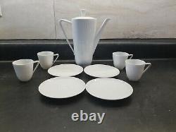 Ensemble de café Hutschenreuther de 10 pièces des années 1950, moderne du milieu du siècle allemand