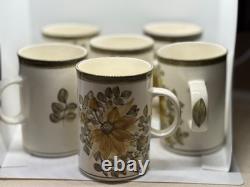 Ensemble de café Jersey Pottery complet des années 1970 en parfait état avec pichet, bol et tasse