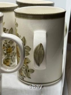 Ensemble de café Jersey Pottery complet des années 1970 en parfait état avec pichet, bol et tasse