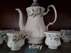 Ensemble de café Royal Albert Brigadoon 20 pièces grande cafetière