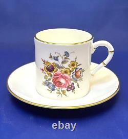 Ensemble de café Royal Worcester Vintage en boîte pour 6 personnes dans sa boîte d'origine