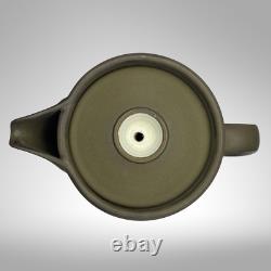 Ensemble de café VTG MCM en grès Denby Camelot vert olive foncé avec pot/tasses/saucières