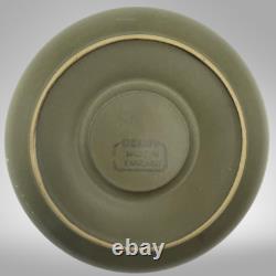 Ensemble de café VTG MCM en grès Denby Camelot vert olive foncé avec pot/tasses/saucières