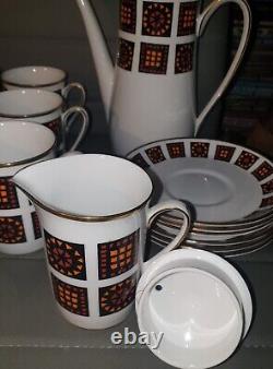 Ensemble de café Vintage Mod Geometric Marrakesh de Windsor en très bon état (VGC)