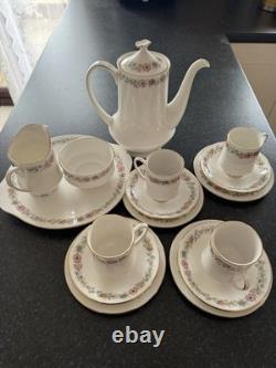 Ensemble de café Vintage Paragon Belinda en porcelaine fine avec garantie royale Stoke-on-Trent