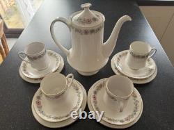 Ensemble de café Vintage Paragon Belinda en porcelaine fine avec garantie royale Stoke-on-Trent