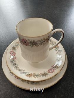 Ensemble de café Vintage Paragon Belinda en porcelaine fine avec garantie royale Stoke-on-Trent