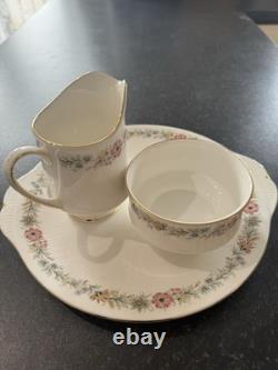 Ensemble de café Vintage Paragon Belinda en porcelaine fine avec garantie royale Stoke-on-Trent