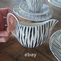 Ensemble de café Zambesi de 22 pièces Midwinter Potteries en état vintage presque parfait