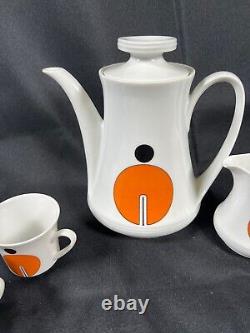 Ensemble de café atomique en porcelaine de qualité MCM vintage de Bavière rare, veuillez lire.