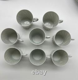 Ensemble de café/chocolat vintage Porsgrund Norvège Pansy pour 8 personnes