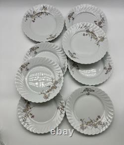 Ensemble de café/chocolat vintage Porsgrund Norvège Pansy pour 8 personnes