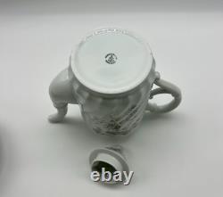 Ensemble de café/chocolat vintage Porsgrund Norvège Pansy pour 8 personnes