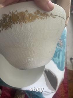 Ensemble de café/dîner Vintage Rosenthal Bjorn Wiinblad Romance 60 pièces blanc 24k or