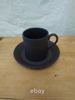 Ensemble de café en basalte noir Wedgwood Collection vintage des années 1960