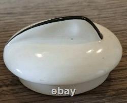 Ensemble de café en céramique Demitasse avec lait et sucre Atelier Forjaz Brésil vintage rare 1950