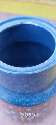 Ensemble de café en céramique vintage de Winterling Bavaria bleu floral des années 1960, poterie allemande.