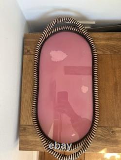 Ensemble de café en lustre irisé violet/rose vintage sans marque