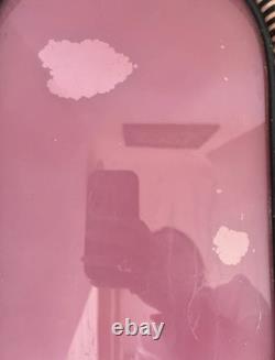 Ensemble de café en lustre irisé violet/rose vintage sans marque