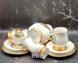 Ensemble de café en porcelaine Riga des années 1970 Vakars pour 2