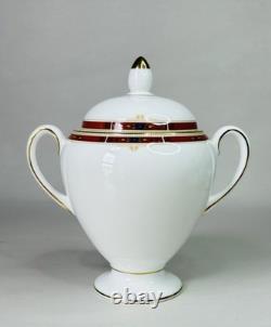 Ensemble de café en porcelaine de Chine Wedgwood Colorado vintage de 1985, 19 pièces, pour 8 personnes