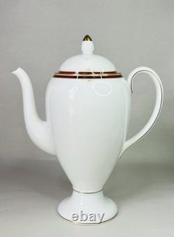 Ensemble de café en porcelaine de Chine Wedgwood Colorado vintage de 1985, 19 pièces, pour 8 personnes