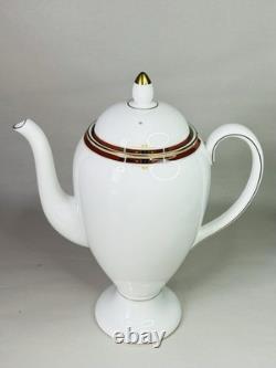 Ensemble de café en porcelaine de Chine Wedgwood Colorado vintage de 1985, 19 pièces, pour 8 personnes