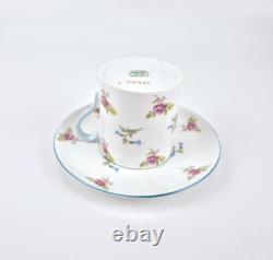 Ensemble de café en porcelaine fine Shelley vintage de 13 pièces à motif floral chintz fabriqué en Angleterre en très bon état.