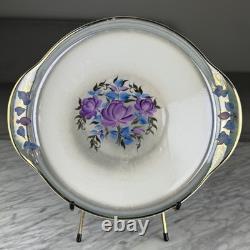 Ensemble de café en porcelaine soviétique vintage en porcelaine de Korosten, Ukraine, URSS, fleurs dorées