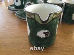 Ensemble de café en poterie sur mesure vintage