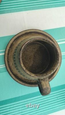 Ensemble de café en poterie vintage Tremar Cornish Studio