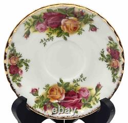 Ensemble de café espresso Royal Albert Old Country Roses (15 pièces + couvercle) Vintage