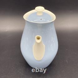 Ensemble de café espresso Vintage Wedgwood d'Etruria Ciel d'été Bleu Blanc années 1950