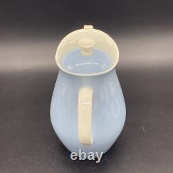 Ensemble de café espresso Vintage Wedgwood d'Etruria Ciel d'été Bleu Blanc années 1950