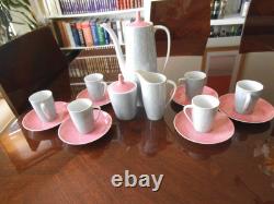 Ensemble de café espresso vintage Cmielow Goplana pour 6 personnes par Wincenty Potacki Pologne 62