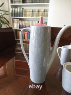 Ensemble de café espresso vintage Cmielow Goplana pour 6 personnes par Wincenty Potacki Pologne 62