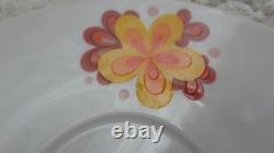 Ensemble de café et de thé vintage à motif des années 70, Seltmann Weiden, Bavière, lot de 24