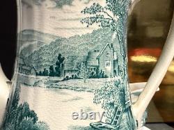 Ensemble de café et thé vintage Alfred Meakin Tintern en porcelaine gravée à la main Angleterre