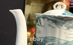 Ensemble de café et thé vintage Alfred Meakin Tintern en porcelaine gravée à la main Angleterre