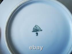 Ensemble de café rétro Chodziez des années 50, ensemble de café vintage moderniste doré rare