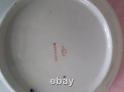 Ensemble de café russe en porcelaine cobalt bleu vintage très rare