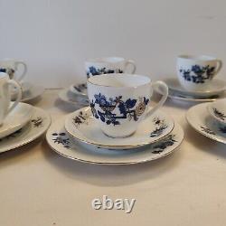 Ensemble de café / thé Koenigszelt Silesia Trio vintage antique X 6